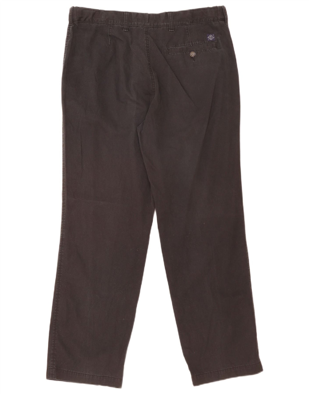 Marks & Spencer Herre Regular Chino Bukser W36 L31 Sort Bomuld