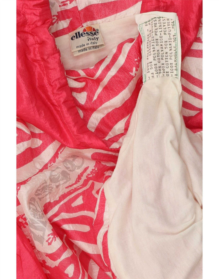 Ellesse Dame Pullover Træningsdragt Topjakke UK 22 3XL Pink Animal Print
