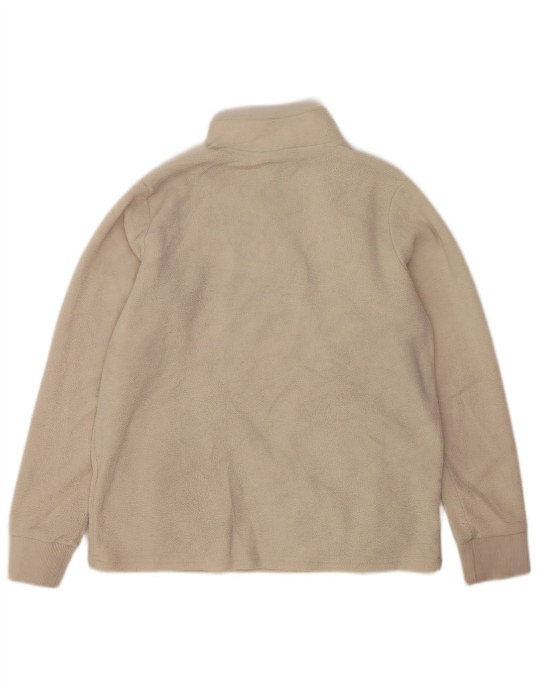 Nautica Herre grafisk lynlås hals Fleece Jumper Medium Off White Polyester