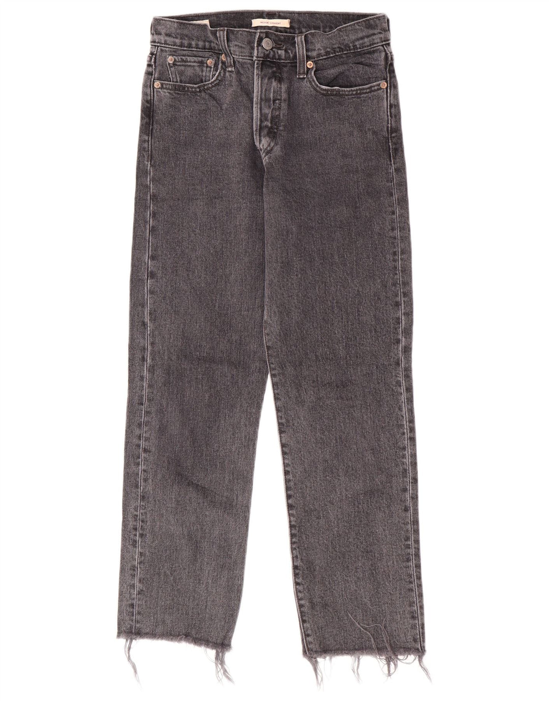 Levi's Dame Wedgie Straight Jeans W26 L26 Grå Bomuld