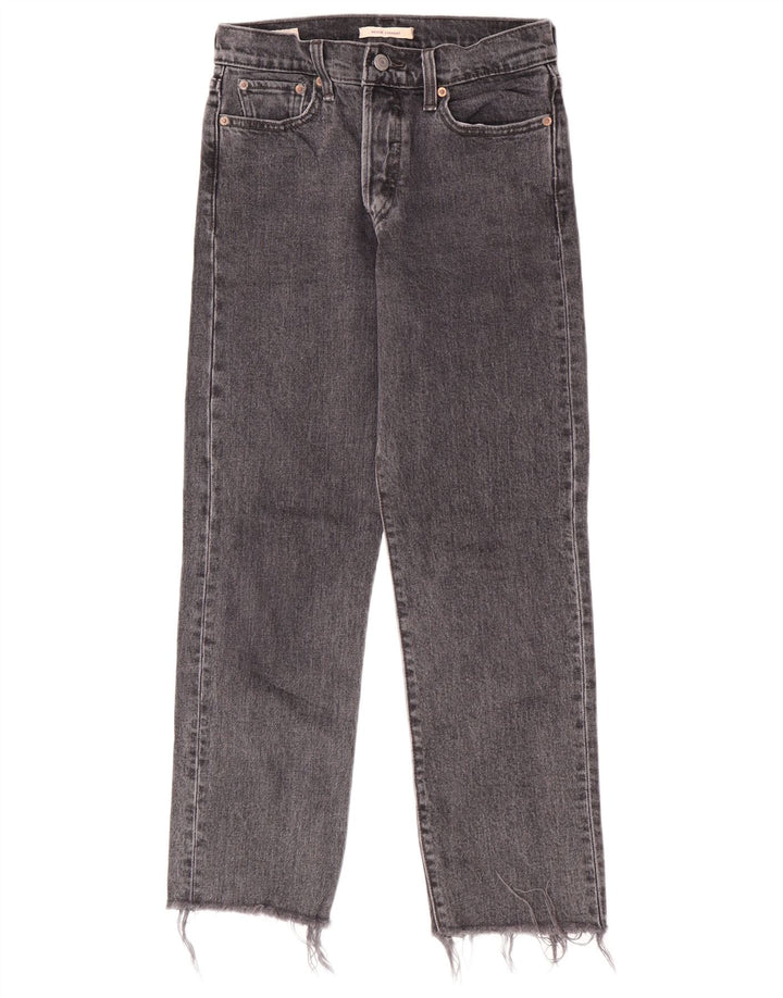 Levi's Dame Wedgie Straight Jeans W26 L26 Grå Bomuld