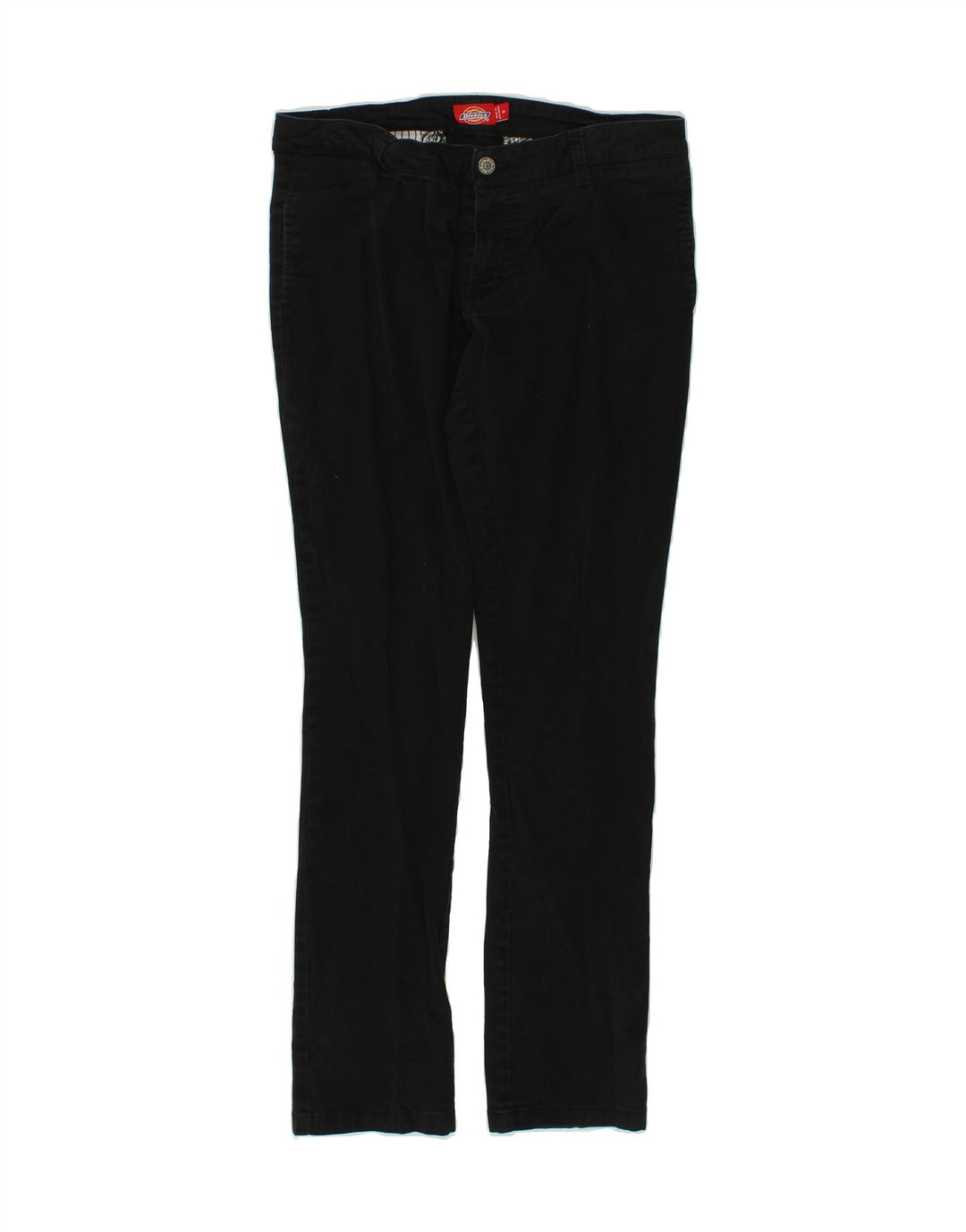 DICKIES Womens Slim Chino Trousers US 9 Medium W30 L30 Black Cotton Vintage Dickies and Second-Hand Dickies from Messina Hembry 