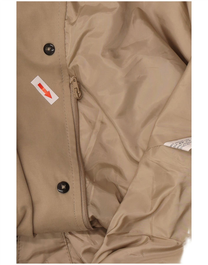 Zara Trench Coat til mænd UK 38 Medium Beige Polyester