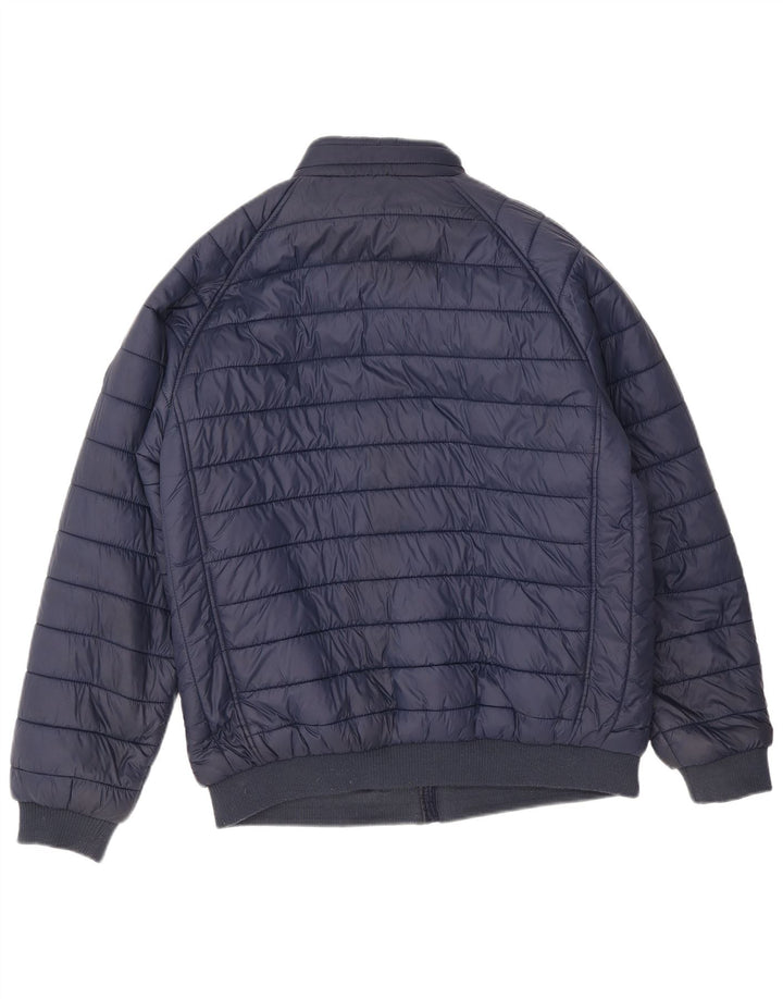 U.S. Polo Assn. Herre polstret jakke UK 38 Medium Navy Blue Nylon