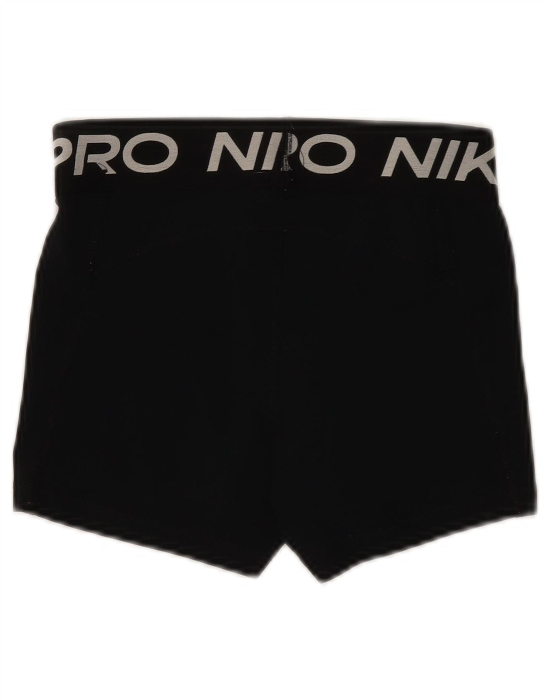 Nike Dame Dri Fit grafiske sportsshorts UK 8 Small Black Polyester