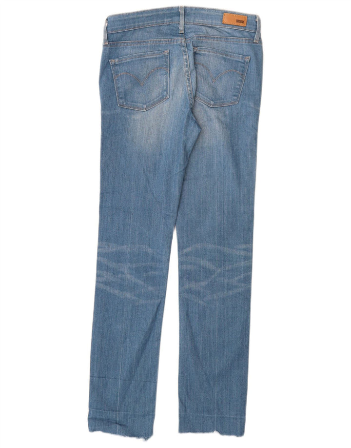 Levi's Dame Slight Curve Mid Rise Slim Jeans W25 L29 Blå Bomuld