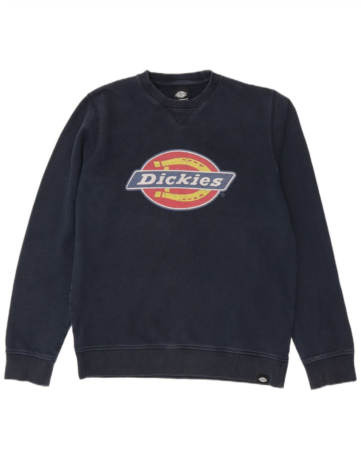 DICKIES Grafisk sweatshirt til mænd Medium marineblå bomuld