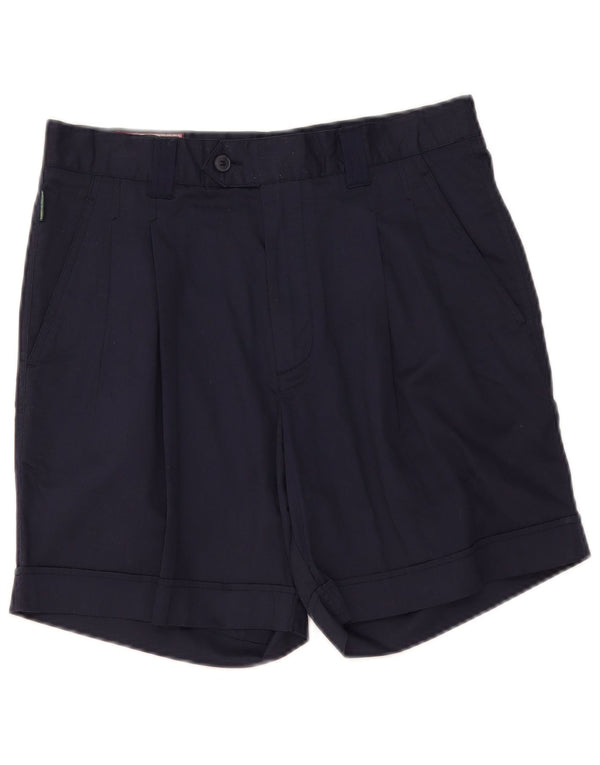 European Project Herre Pegged Chino Shorts IT 46 Small W32 Navy Blue Cotton