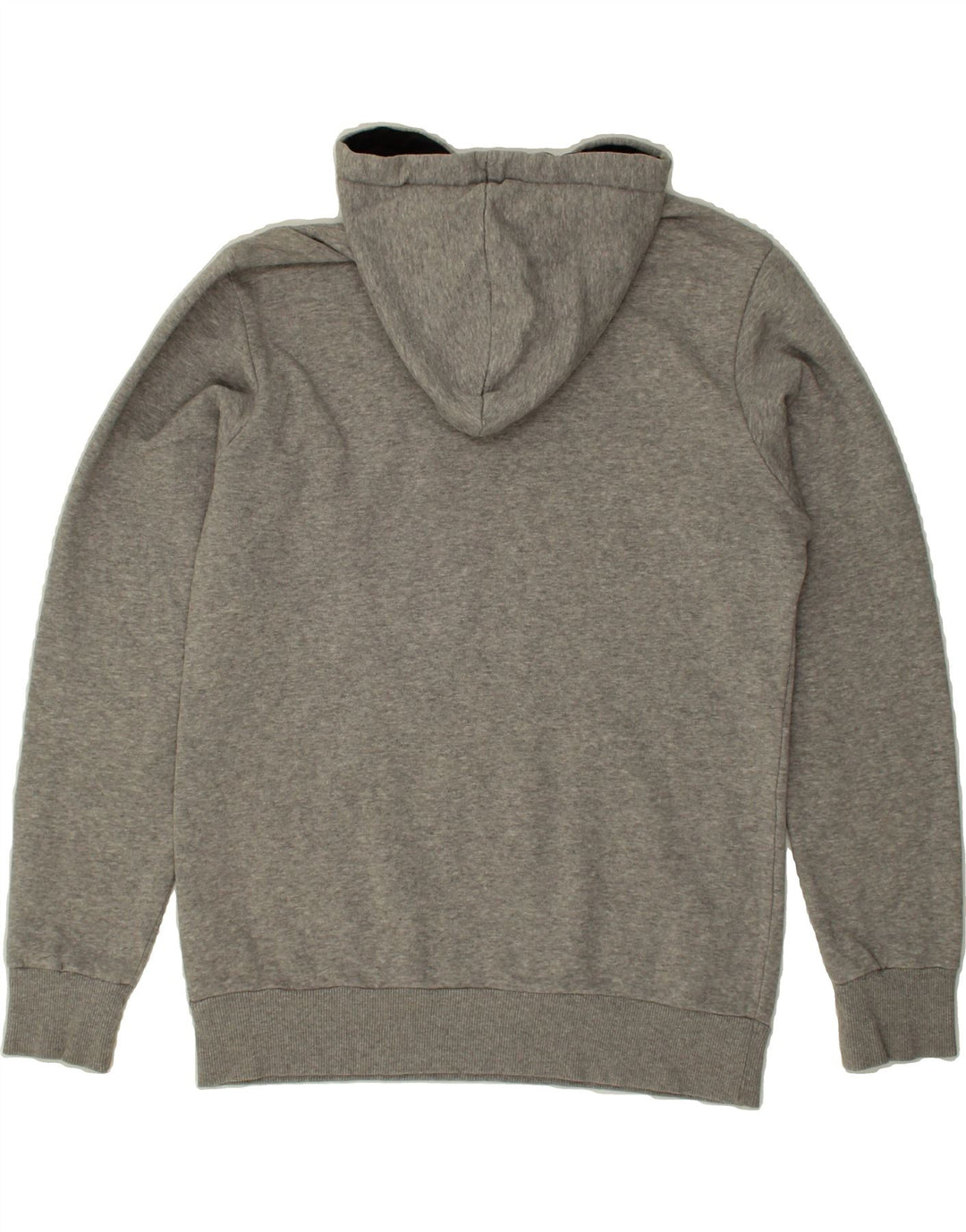 REEBOK Mens Graphic Hoodie Jumper Small Grey Cotton Vintage Reebok and Second-Hand Reebok from Messina Hembry 