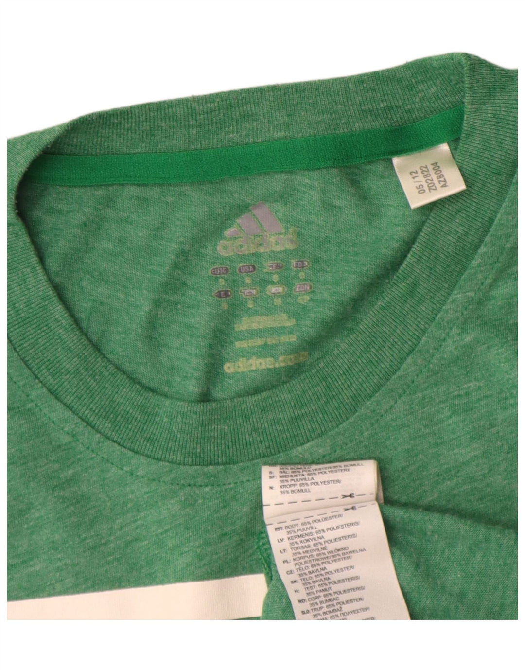 Adidas Herre Boston Celtics Grafisk T-Shirt Top Lille Grøn Polyester