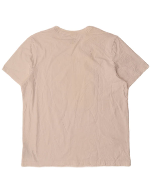 Nike grafisk T-shirt top til mænd XL hvid bomuld