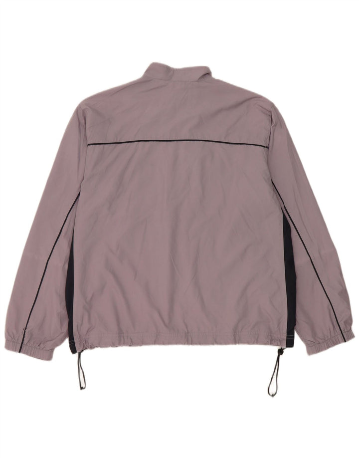 Adidas træningsdragt topjakke til kvinder UK 14 Stor lilla Colourblock Polyester