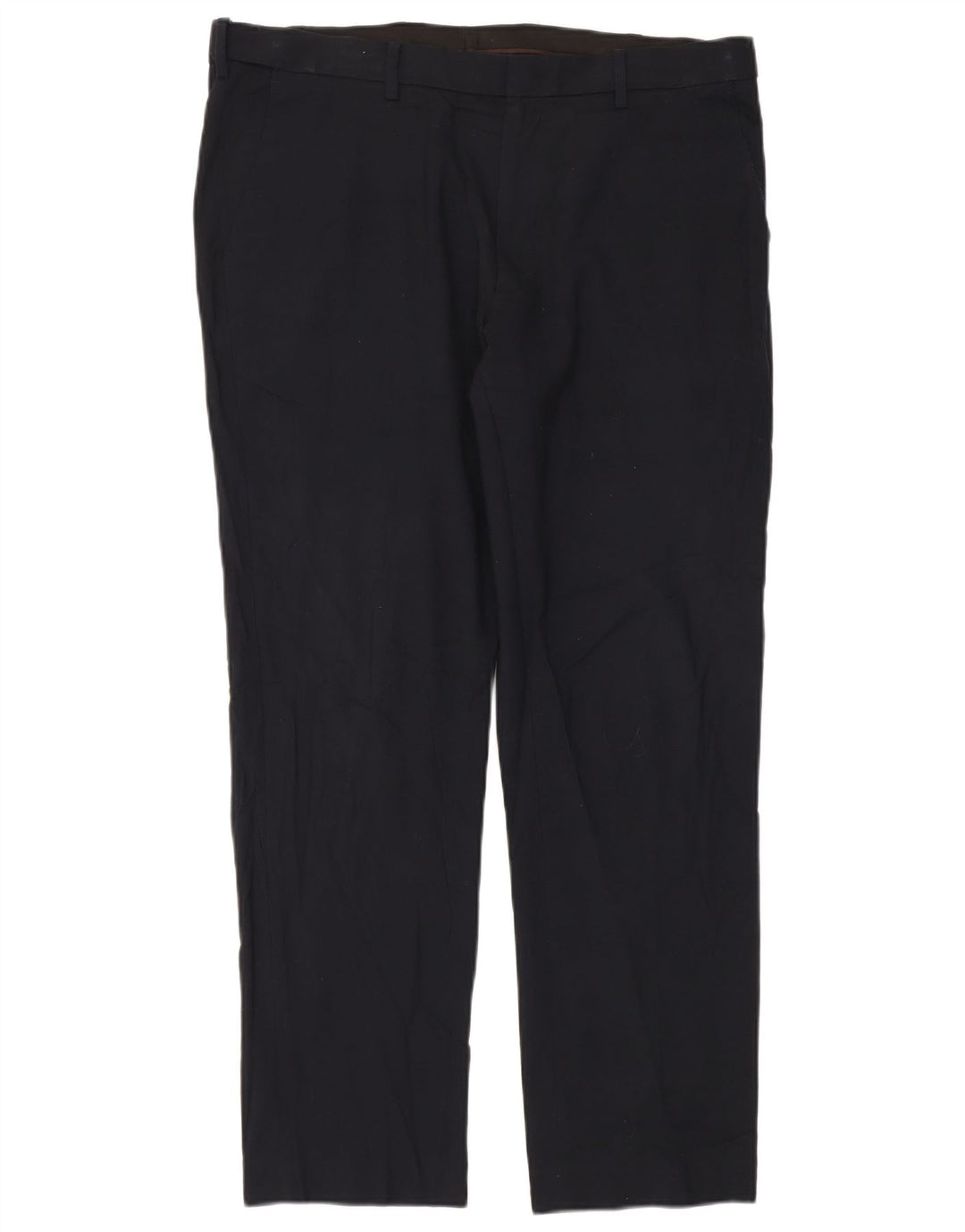 Marks & Spencer Herre Regular Fit Suit Bukser W38 L31 Marineblå polyester