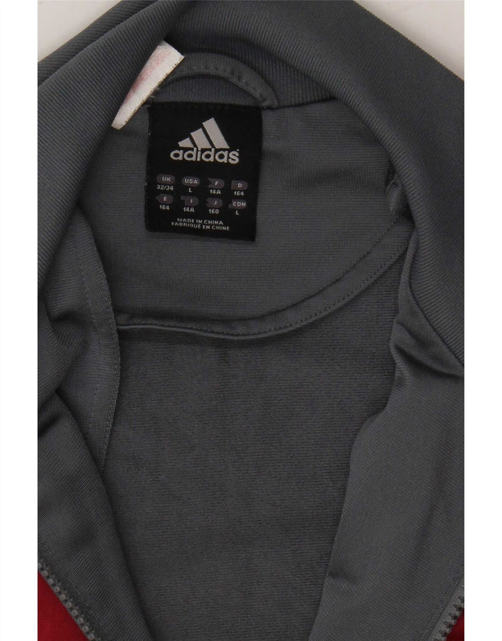 Adidas Træningsdragt Topjakke til drenge 13-14 år Grå Colourblock Polyester