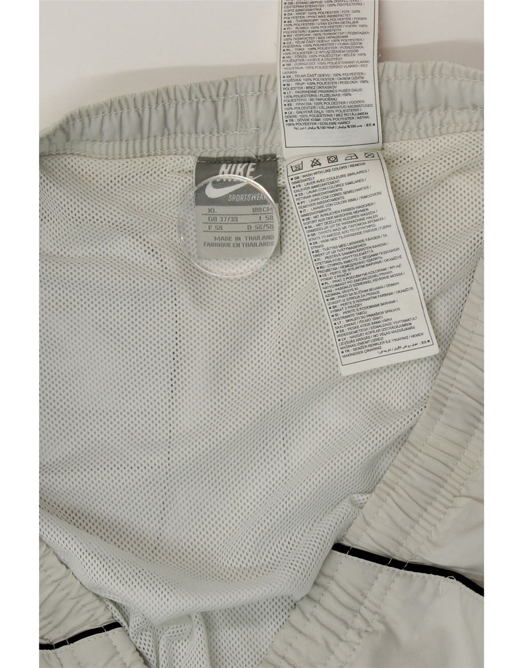 Nike Sportshorts til mænd XL Off White Polyester