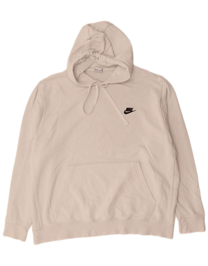 Nike hættetrøje til mænd 2XL hvid bomuld