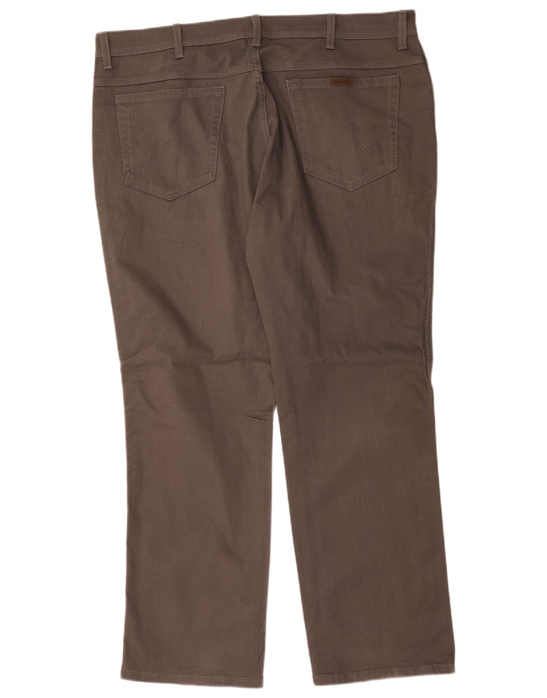 Wrangler Herre Regular Fit Casual Bukser W42 L30 Grå Bomuld