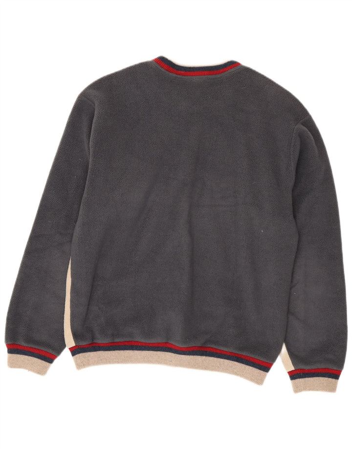 North Sails Herre Grafisk Fleece Jumper Stor Beige Colourblock Polyester