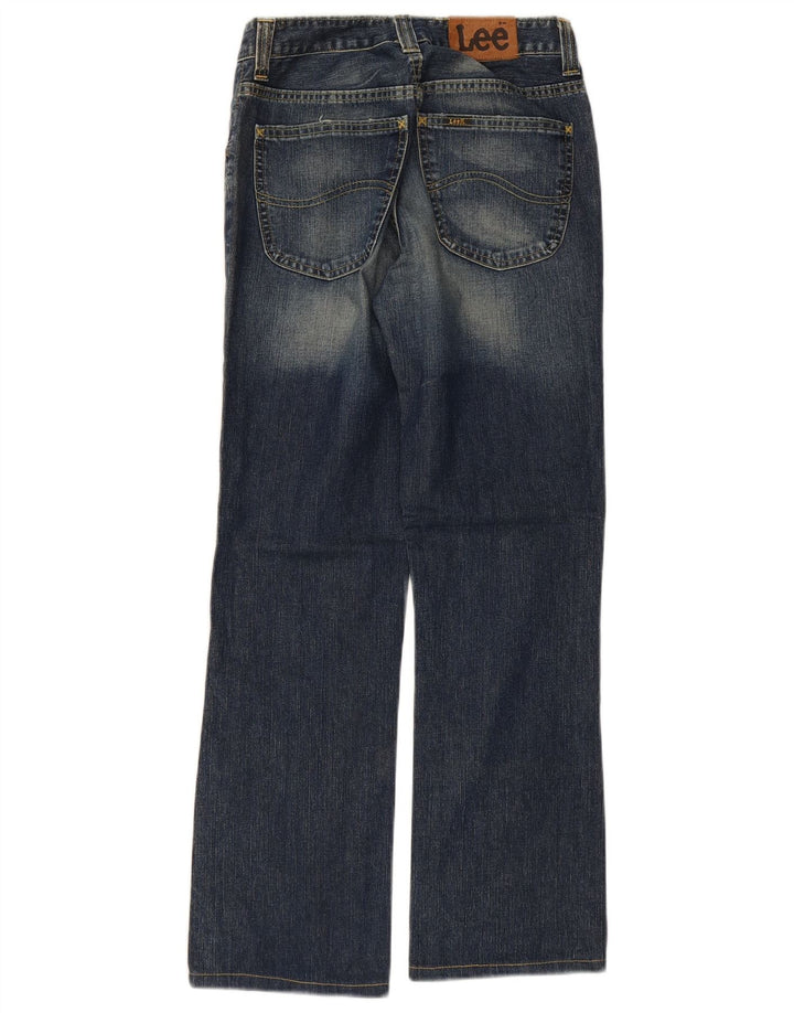 LEE Dame Felton Flared Jeans W29 L29 Blå Bomuld