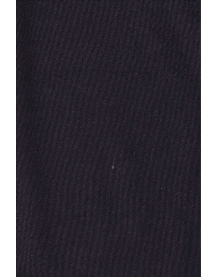 Benetton Dame Top Langærmet UK 10 Small Navy Blue