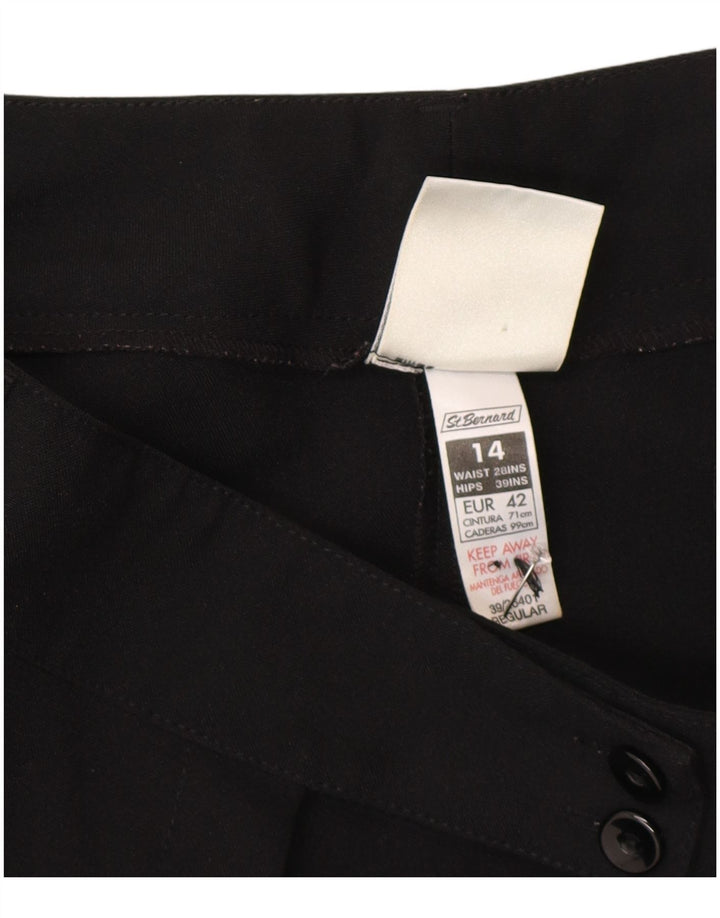 St. Bernard Dame Bootcut Suit Bukser EU 40 Medium W30 L30 Sort