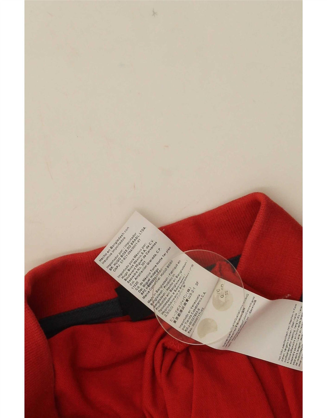 Hugo Boss Herre Regular Fit Polo Shirt Medium Rød Bomuld