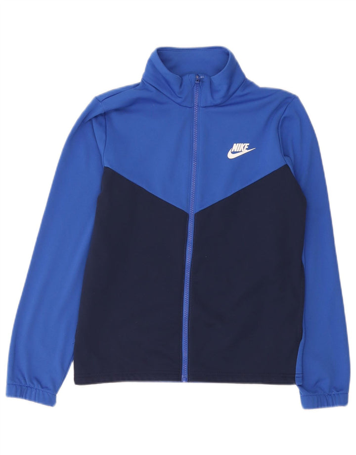 Nike træningsdragt topjakke til drenge 12-13 år Stor marineblå farveblok