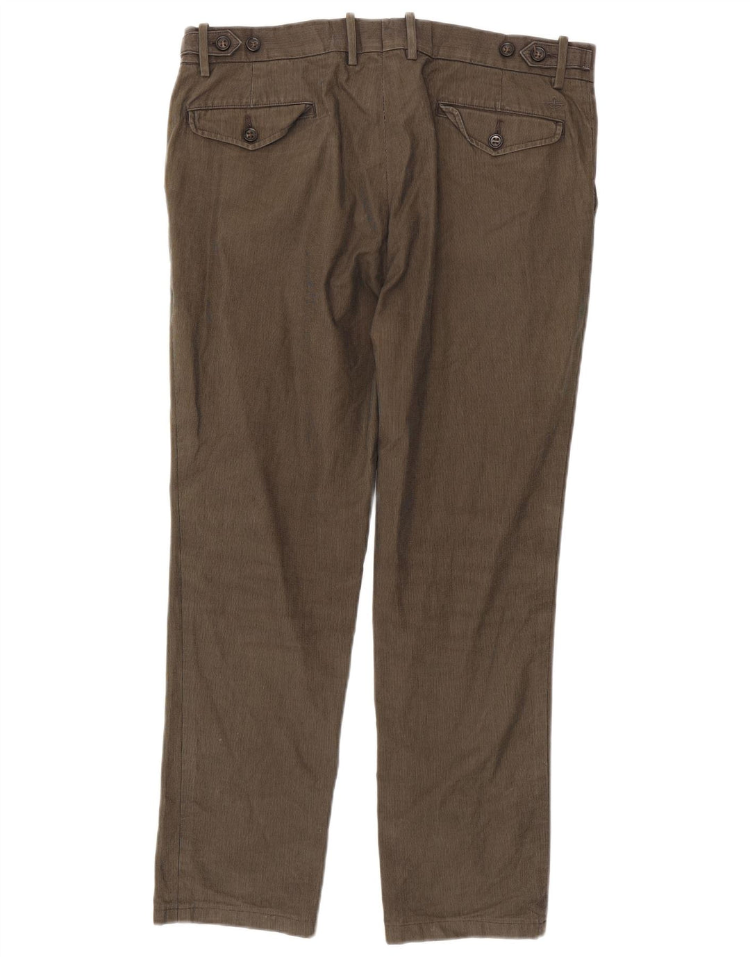 Dockers Straight Chino-bukser til mænd W34 L28 Khaki Check