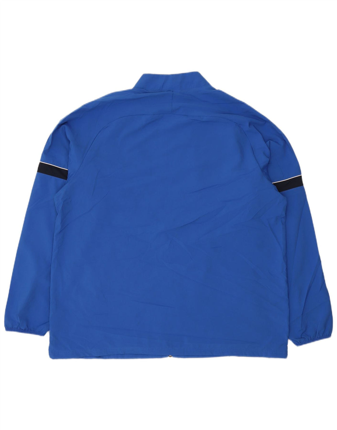 Nike grafisk træningsdragt topjakke til mænd 2XL blå stribet polyester