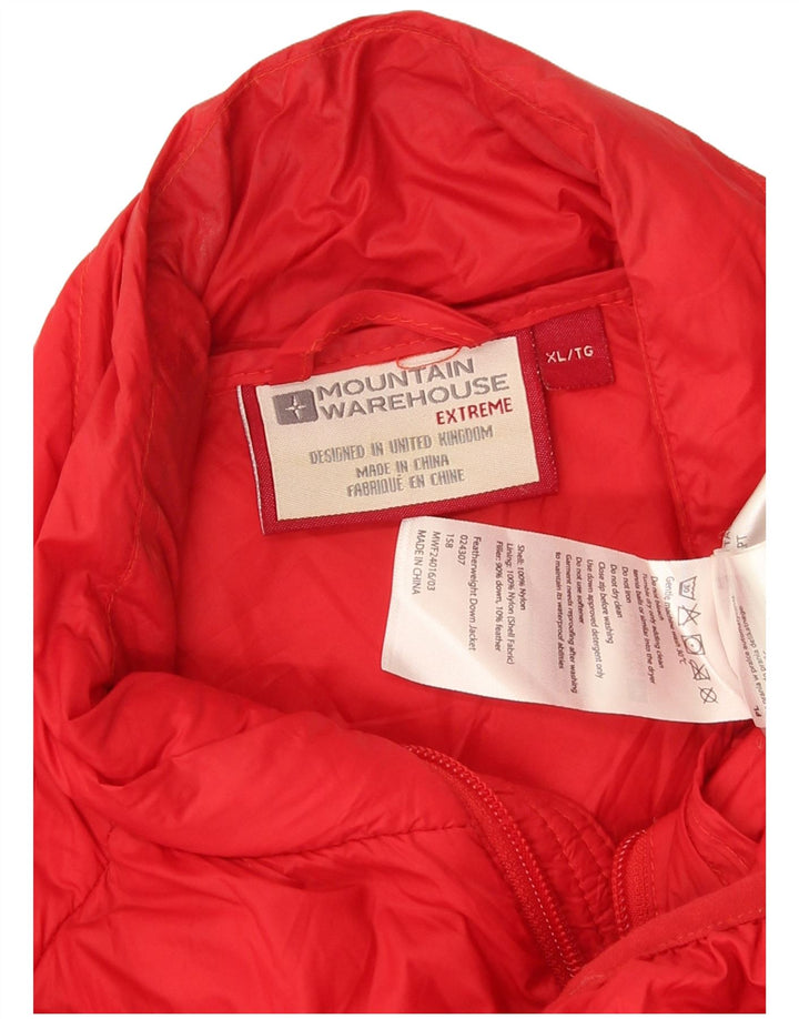 Mountain Warehouse Herre polstret jakke UK 42 XL Rød Nylon