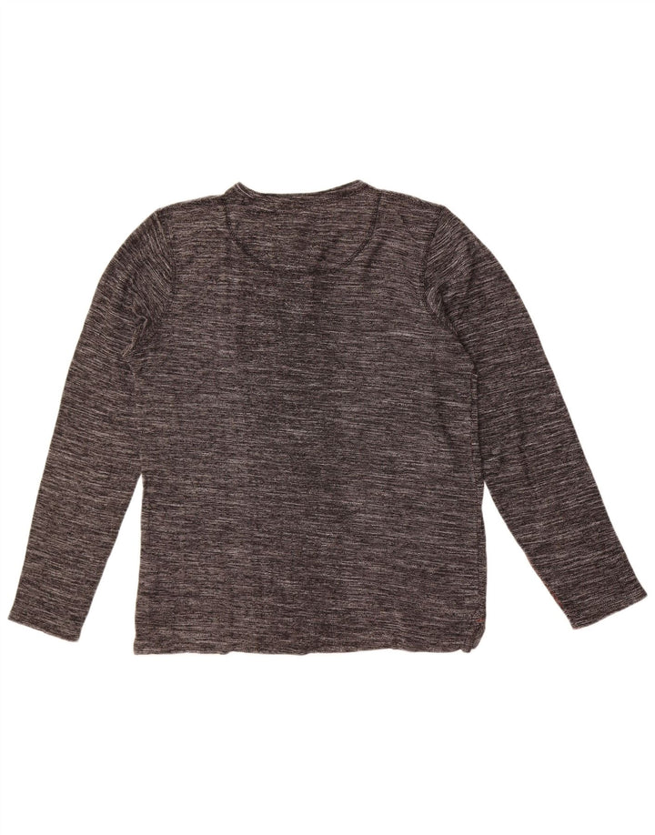 Jack & Jones Herre Top Langærmet Medium Grey Flecked Bomuld