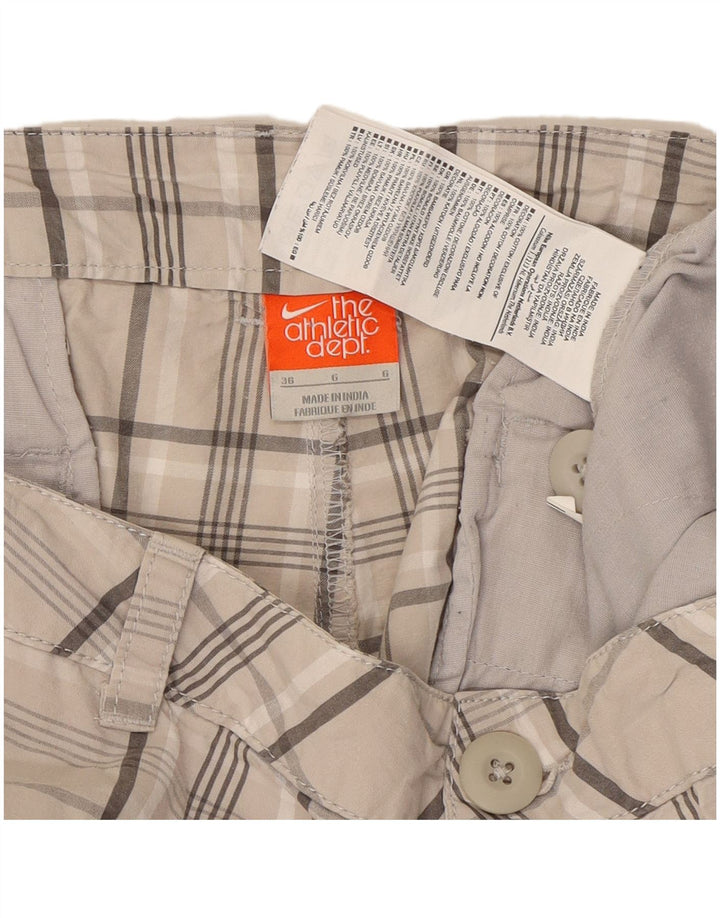 Nike Herre Cargo Shorts W36 Large Beige Ternet Bomuld