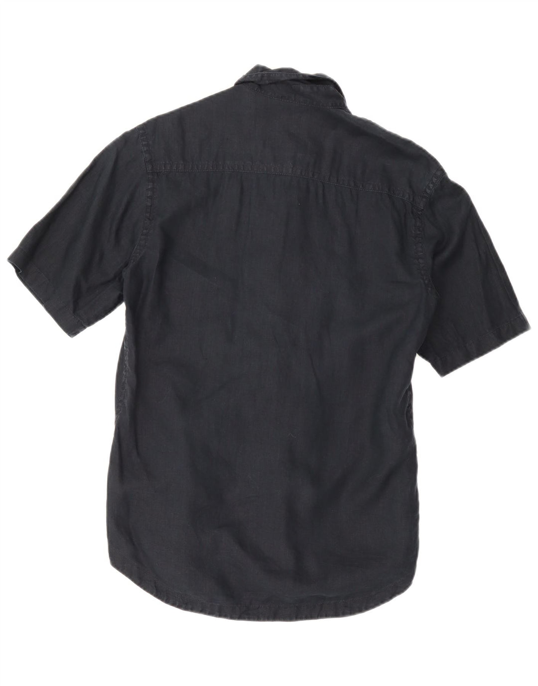 Calvin Klein Jeans Kortærmet Herreskjorte Stor marineblå hør