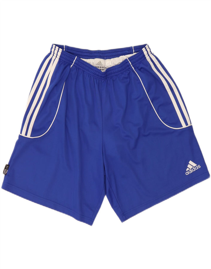 ADIDAS Mens Climalite Sport Shorts Large  Blue Polyester Vintage Adidas and Second-Hand Adidas from Messina Hembry 