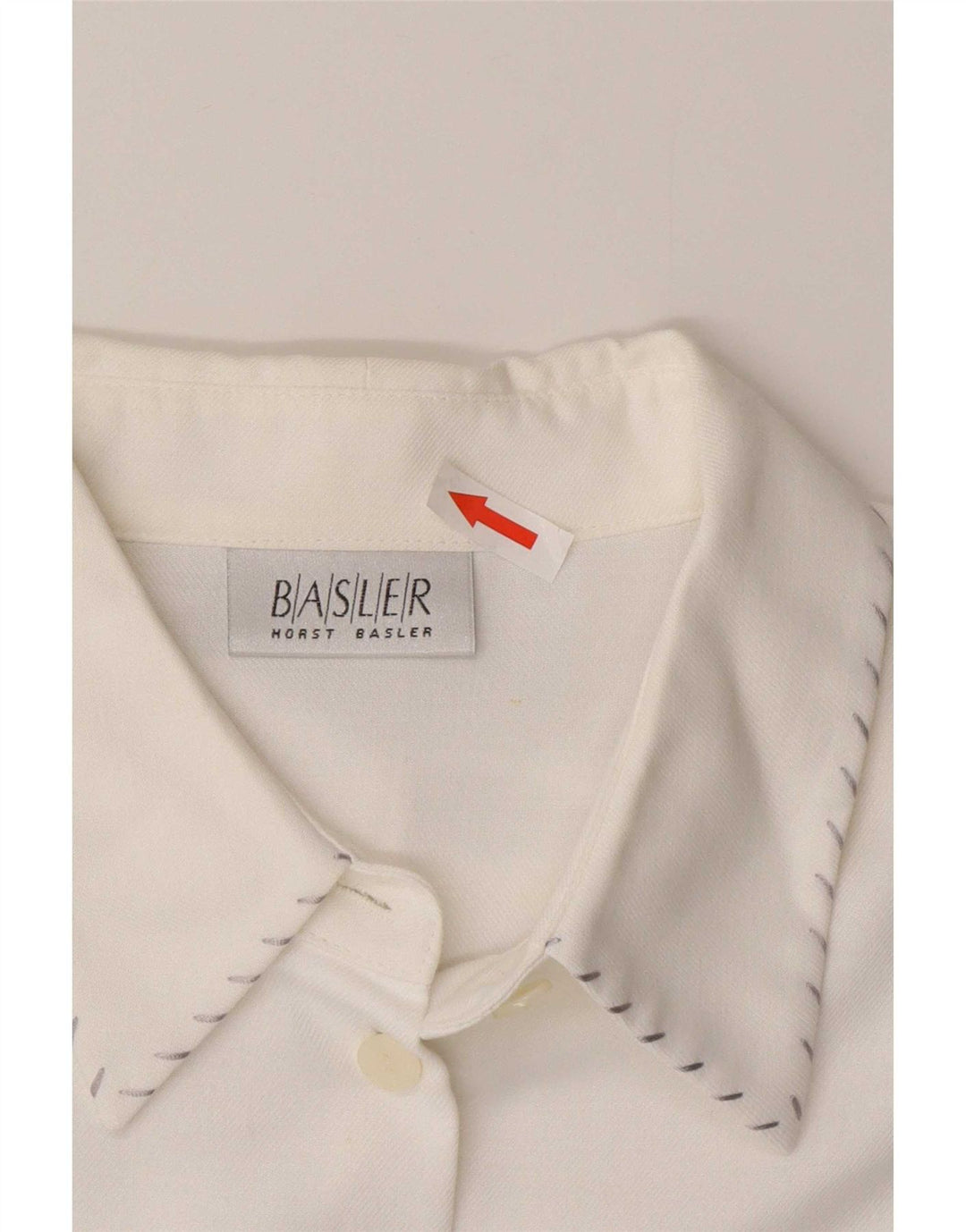 Basler skjortebluse til kvinder EU 44 XL Hvid viskose