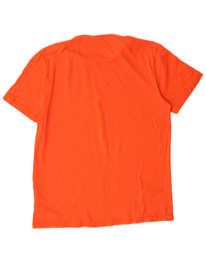 NAPAPIJRI Herre T-Shirt Top Stor Orange Bomuld