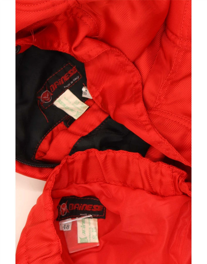 Dainese Herre Motorstyle 2-delt sæt IT 48 Medium W30 L31 Rød polyamid