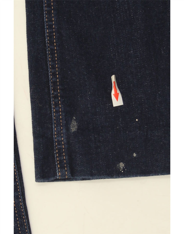 Zara Dame Bootcut Jeans EU 38 Small W28 L29 Marineblå Bomuld