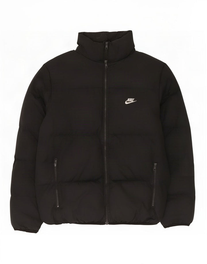 Nike Herre Loose Fit Polstret Jakke UK 34 XS Sort Polyester