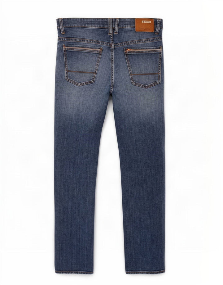 Camel Active Herre Houston Straight Jeans W38 L27 Blå Bomuld