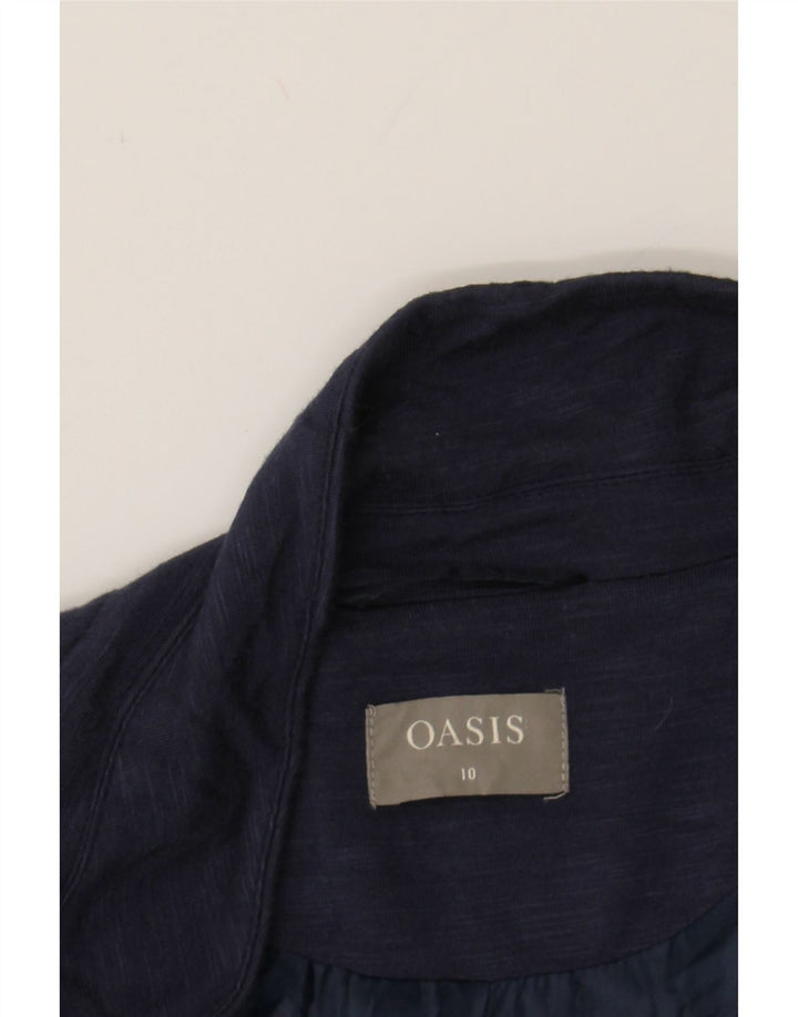 OASIS Womens Oversized 1 Button Blazer Jacket UK 10 Small Navy Blue Vintage Oasis and Second-Hand Oasis from Messina Hembry 