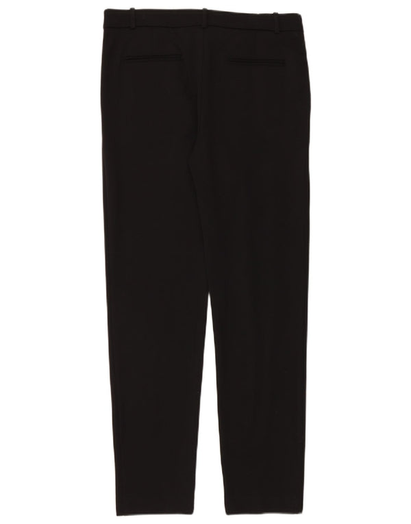 Pinko Slim Chino Bukser til kvinder UK 10 Small W30 L30 Black Viscose
