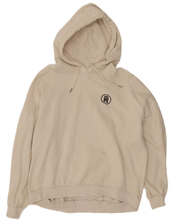 Tommy Hilfiger Herre hættetrøje XL Beige Bomuld