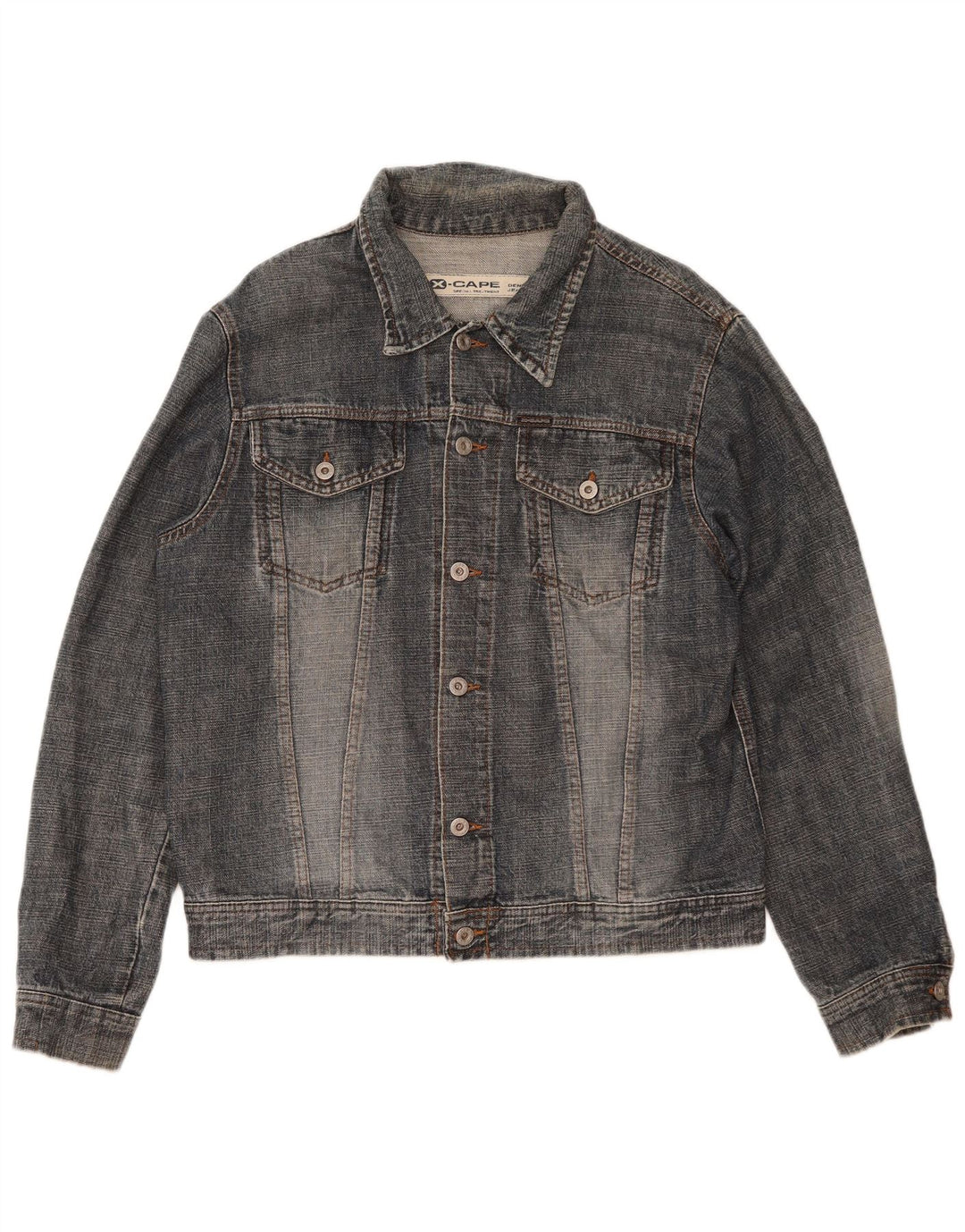 X-Cape Herre denimjakke UK 42 XL Blå Bomuld
