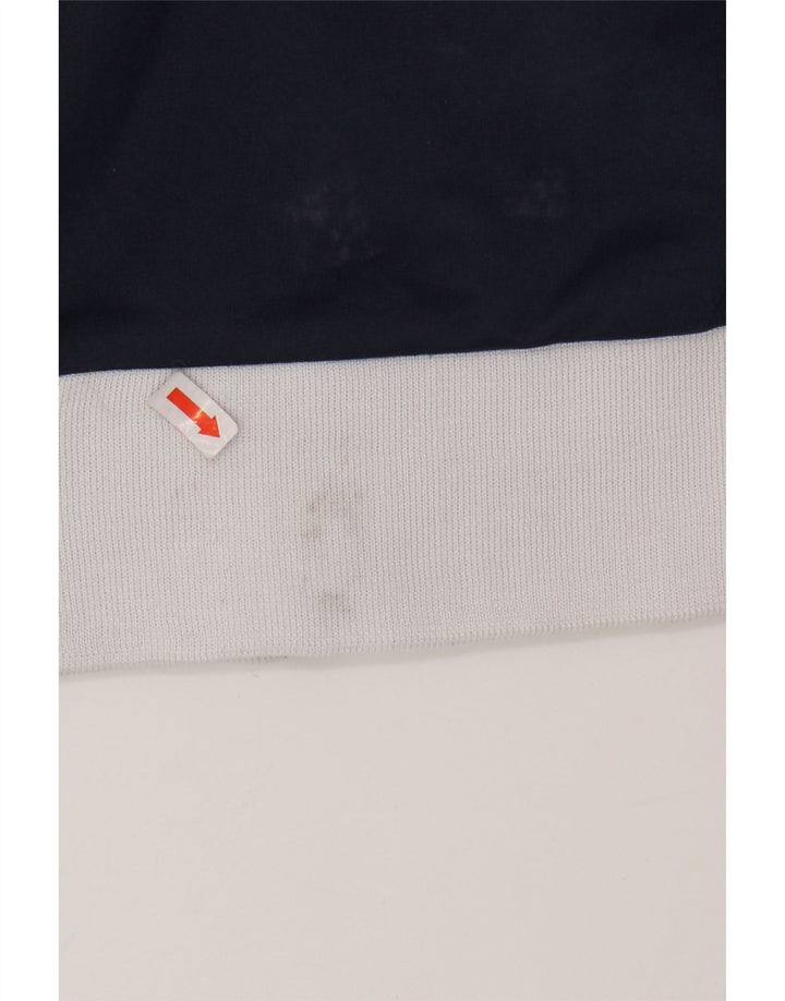 ASICS Træningsdragt til mænd, topjakke, lille marineblå colourblock polyester