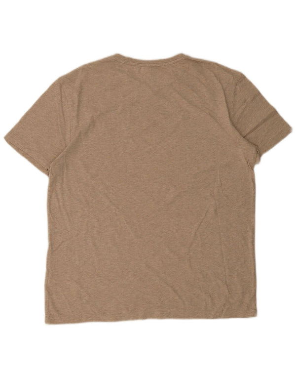 Polo Ralph Lauren Herre T-shirt Top Medium Beige Bomuld