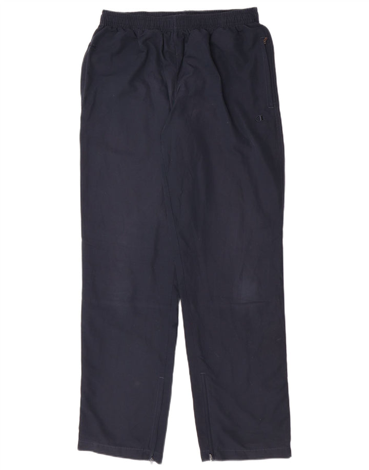 Champion Womens træningsdragt Bukser UK 12 Medium Navy Blue Polyester
