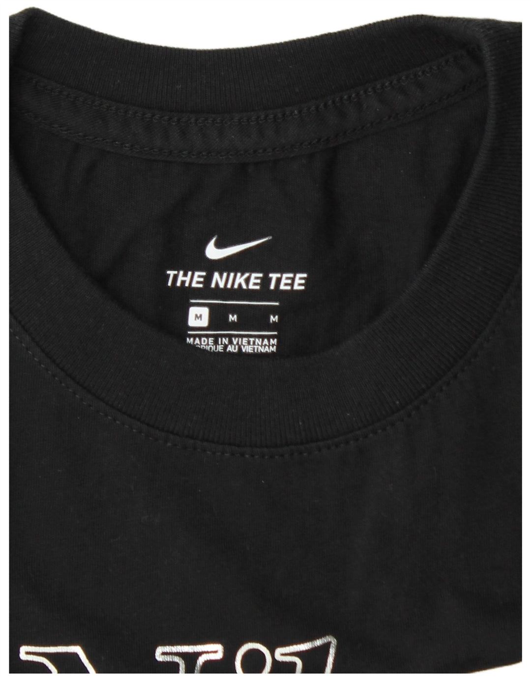 Nike Grafisk T-Shirt Top UK 12 Medium Sort