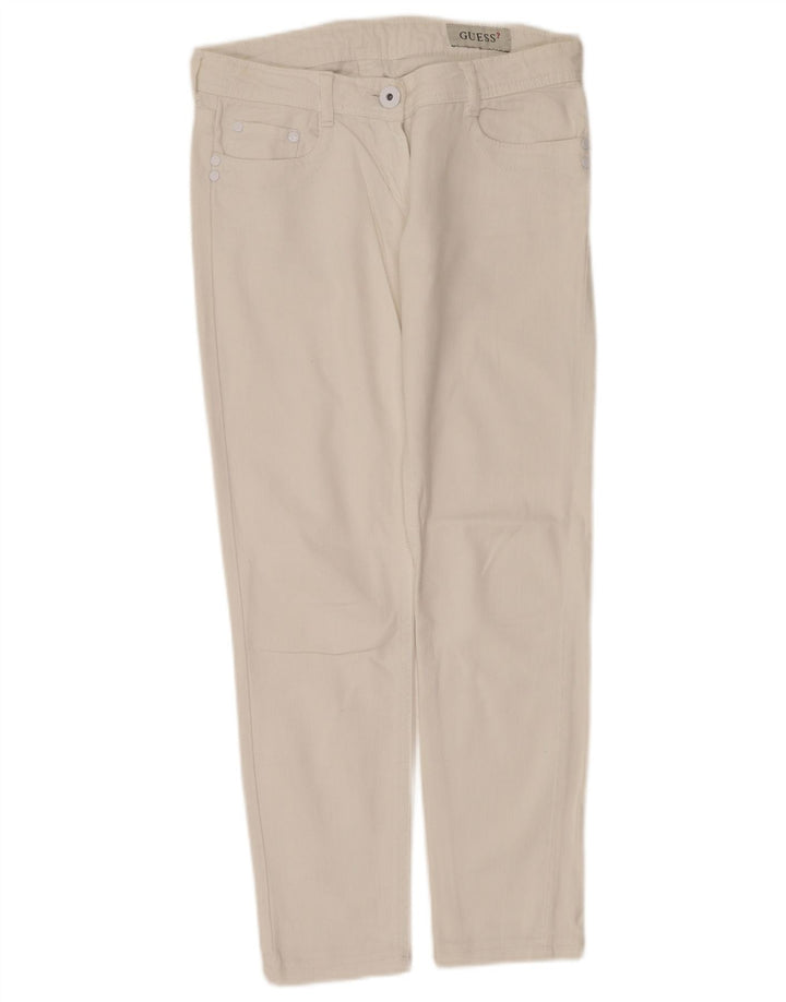 Guess Slim Jeans til kvinder W28 L27 Hvid bomuld