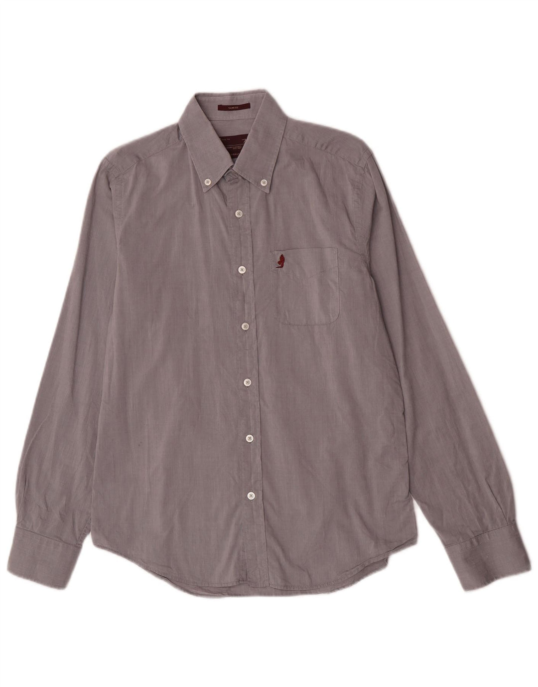 Marlboro Classics Herre Slim Fit skjorte Medium Grå